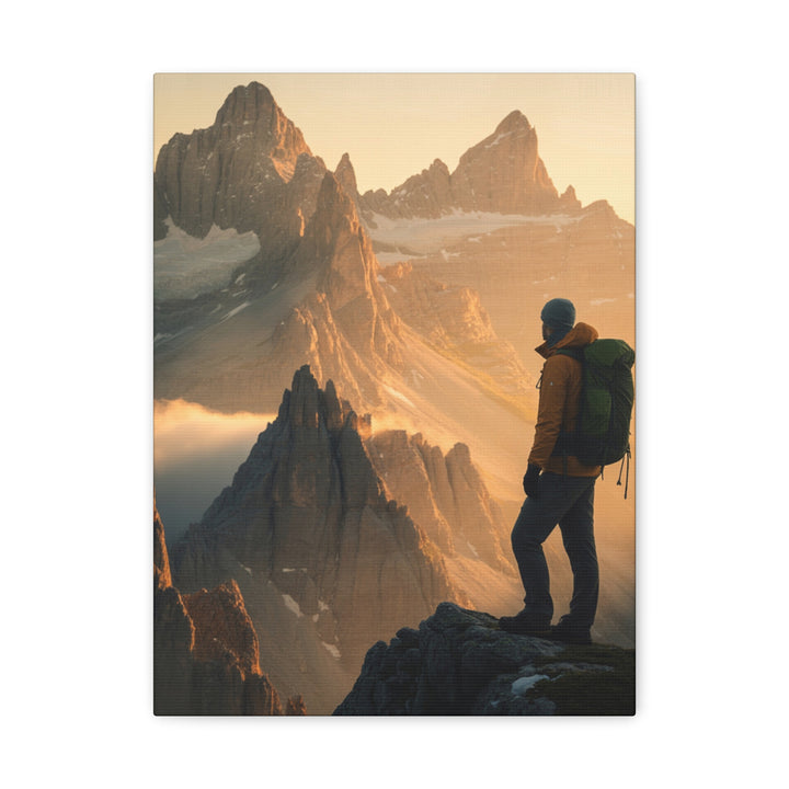 Take Heart – John 16:33 | Christian Mountain Wall Art for Courage and Strength