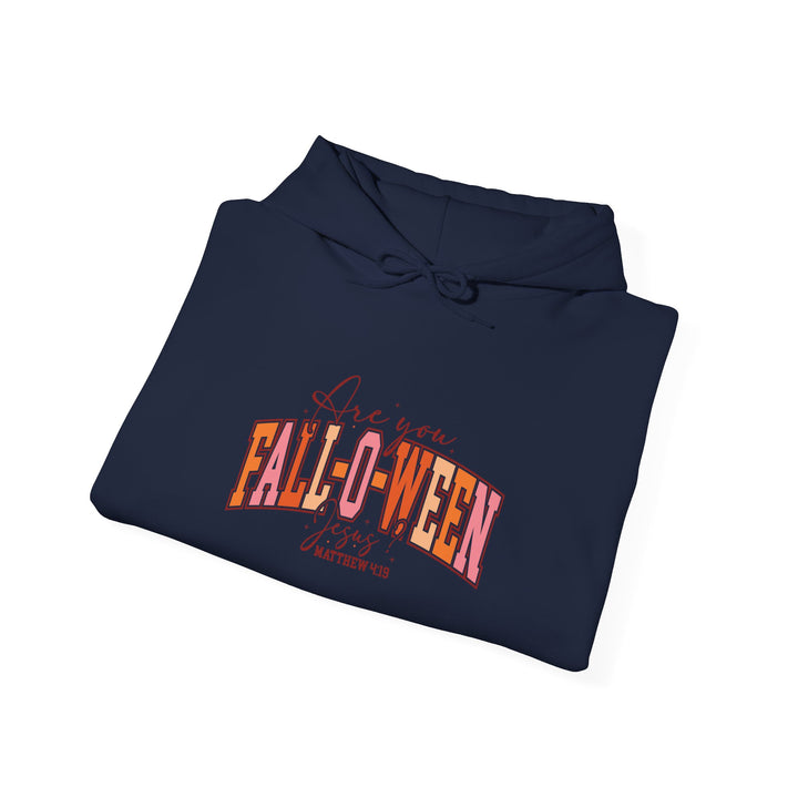 Fall-O-Ween Hoodie Sweatshirt - Matthew 4:19 Retro Style Design