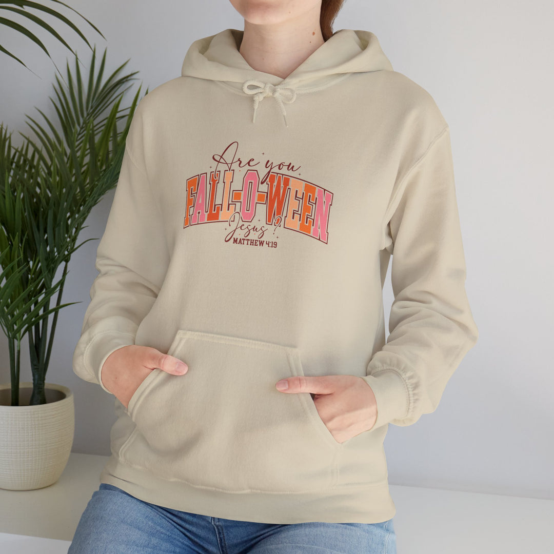 Fall-O-Ween Hoodie Sweatshirt - Matthew 4:19 Retro Style Design