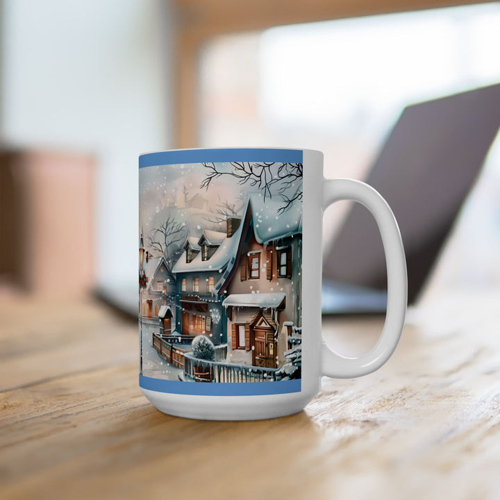 Winter Wonderland Ceramic Mug | Cozy Holiday Gift, Christmas Decor, Coffee Lover Mug, Festive Tea Cup, Snowy Scene