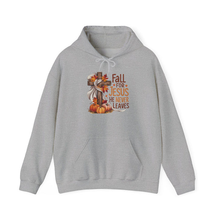 Christian Hoodie - Fall for Jesus Inspirational Unisex Sweatshirt