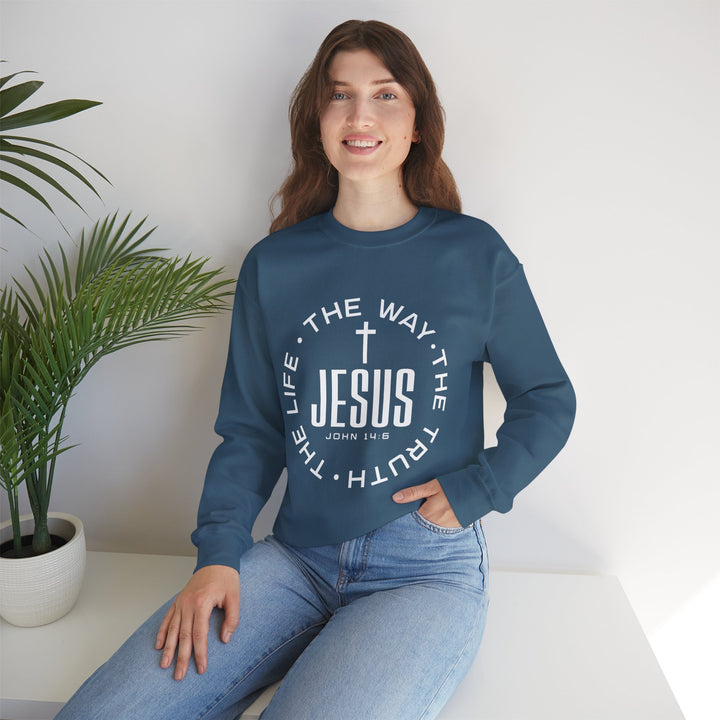 Jesus The Way, The Truth, and The Life Sweatshirt