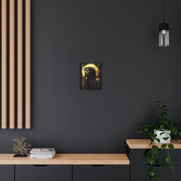"Crown of Thorns - Sacred Passion" - Christ's Sacrifice Metal Wall Art