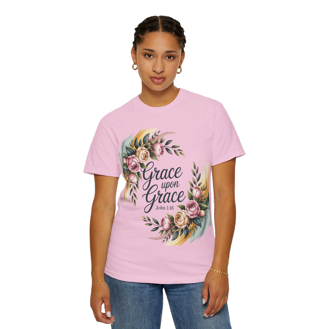 Grace Upon Grace Unisex T-shirt - John 1:16 Christian Gift for Women