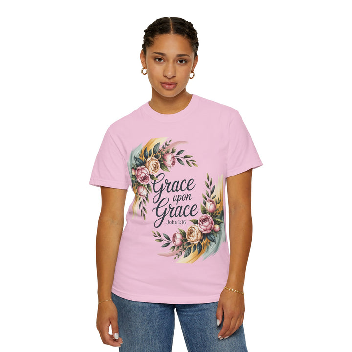Grace Upon Grace Unisex T-shirt - John 1:16 Christian Gift for Women