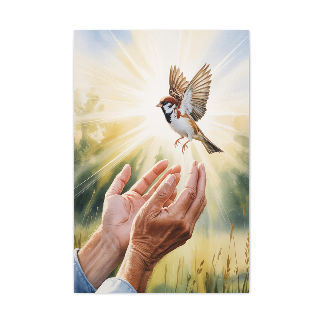 Cast Your Cares – 1 Peter 5:7 | Christian Wall Art for Peace and Encouragement