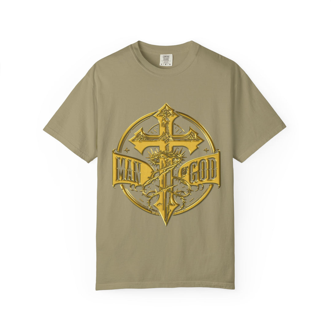 Warrior Spirit T-shirt - Royal Identity Gold Crest Design