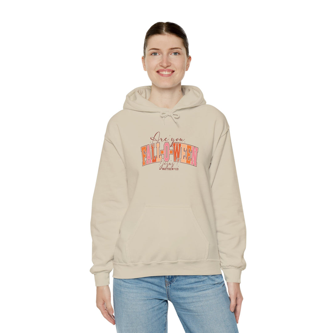 Fall-O-Ween Hoodie Sweatshirt - Matthew 4:19 Retro Style Design