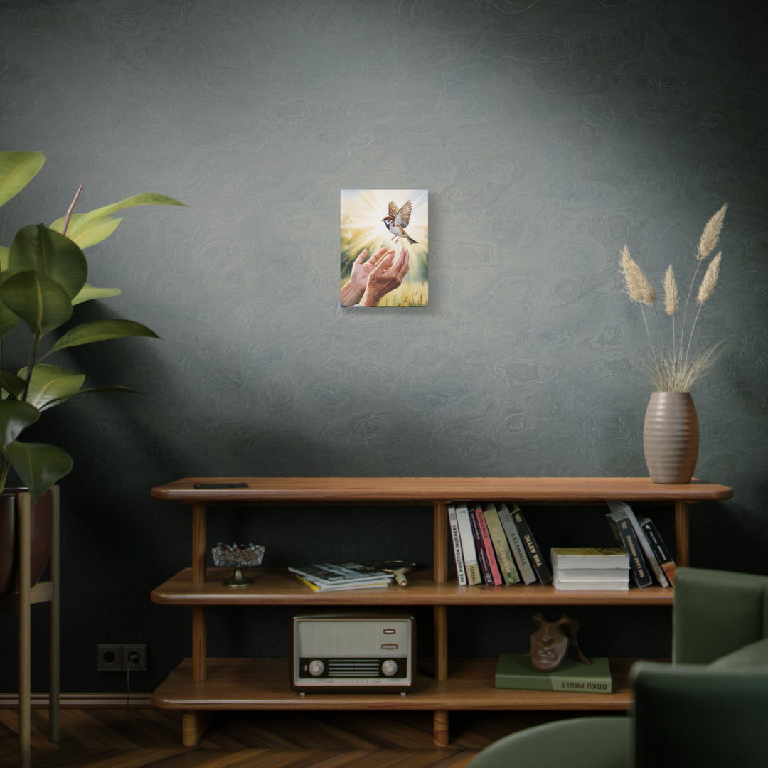Cast Your Cares – 1 Peter 5:7 | Christian Wall Art for Peace and Encouragement