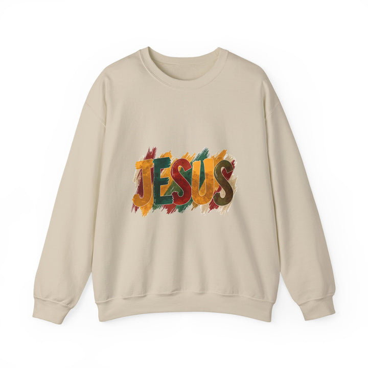 Faith-Inspired Crewneck Sweatshirt, Jesus Sweatshirt, Religious Apparel, Christian Gift, Spiritual Wear, Cozy Church Outfit