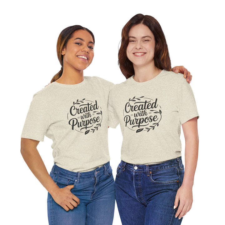 Created with Purpose – Inspirational Christian Identity Shirt