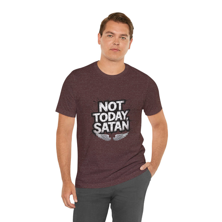 Not Today, Satan – Bold Christian Spiritual Warfare Shirt