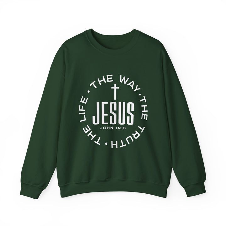 Jesus The Way, The Truth, and The Life Sweatshirt
