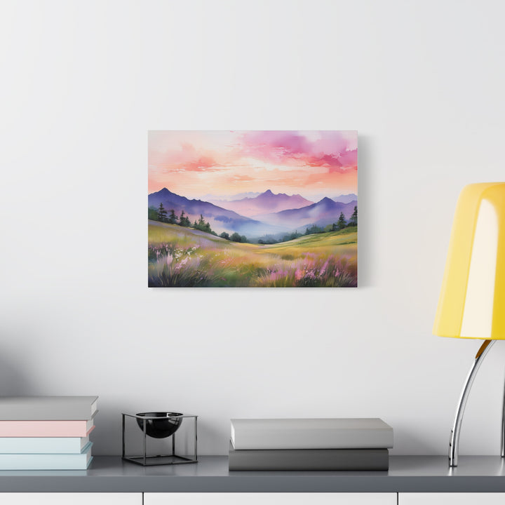 Canvas Print - Eyes to the Hills Inspired by Psalm 121