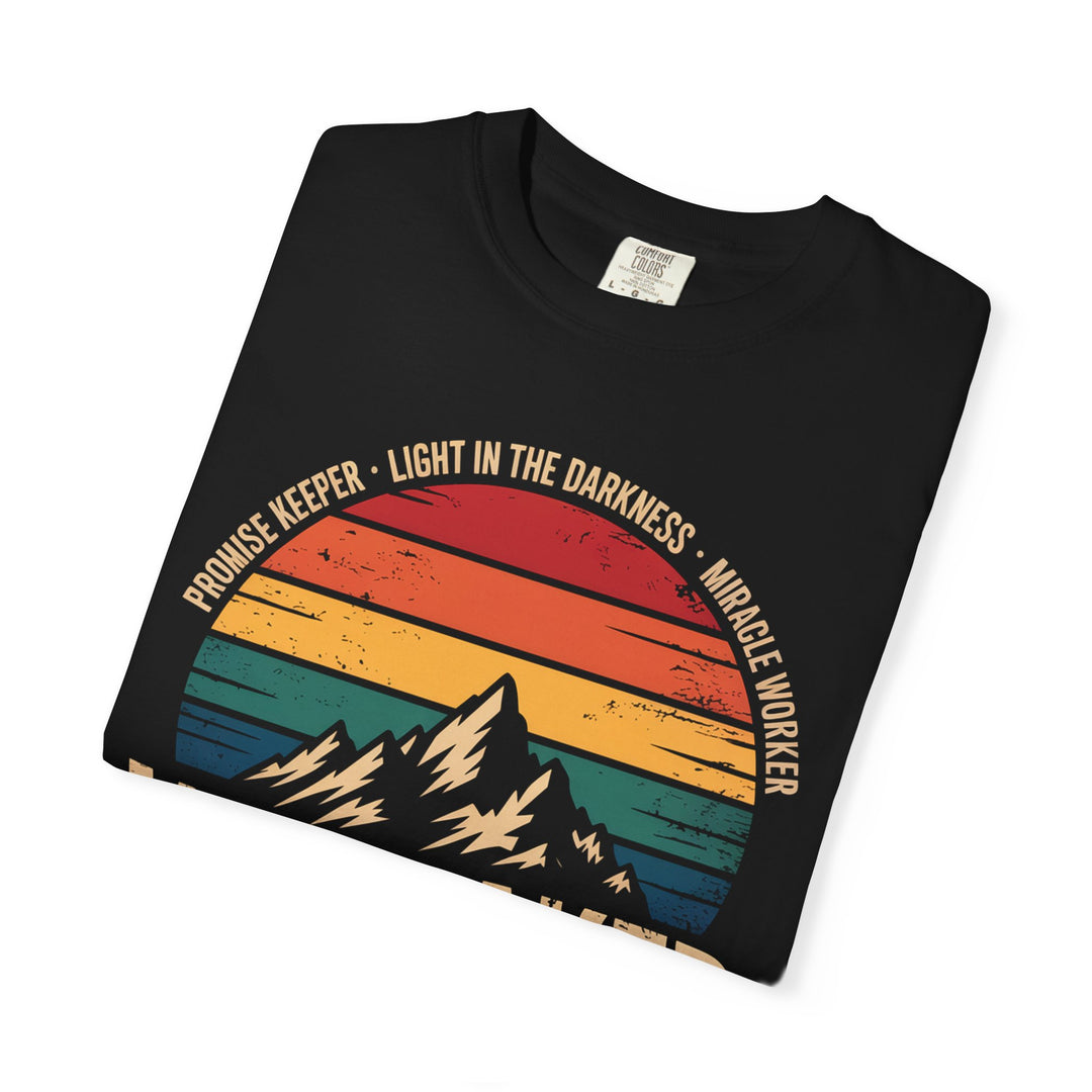 Waymaker Retro Christian T-Shirt - Isaiah 42:16 Vintage Sunset Design