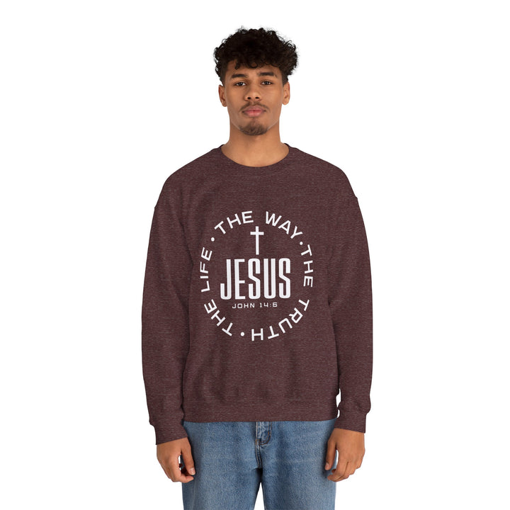 Jesus The Way, The Truth, and The Life Sweatshirt