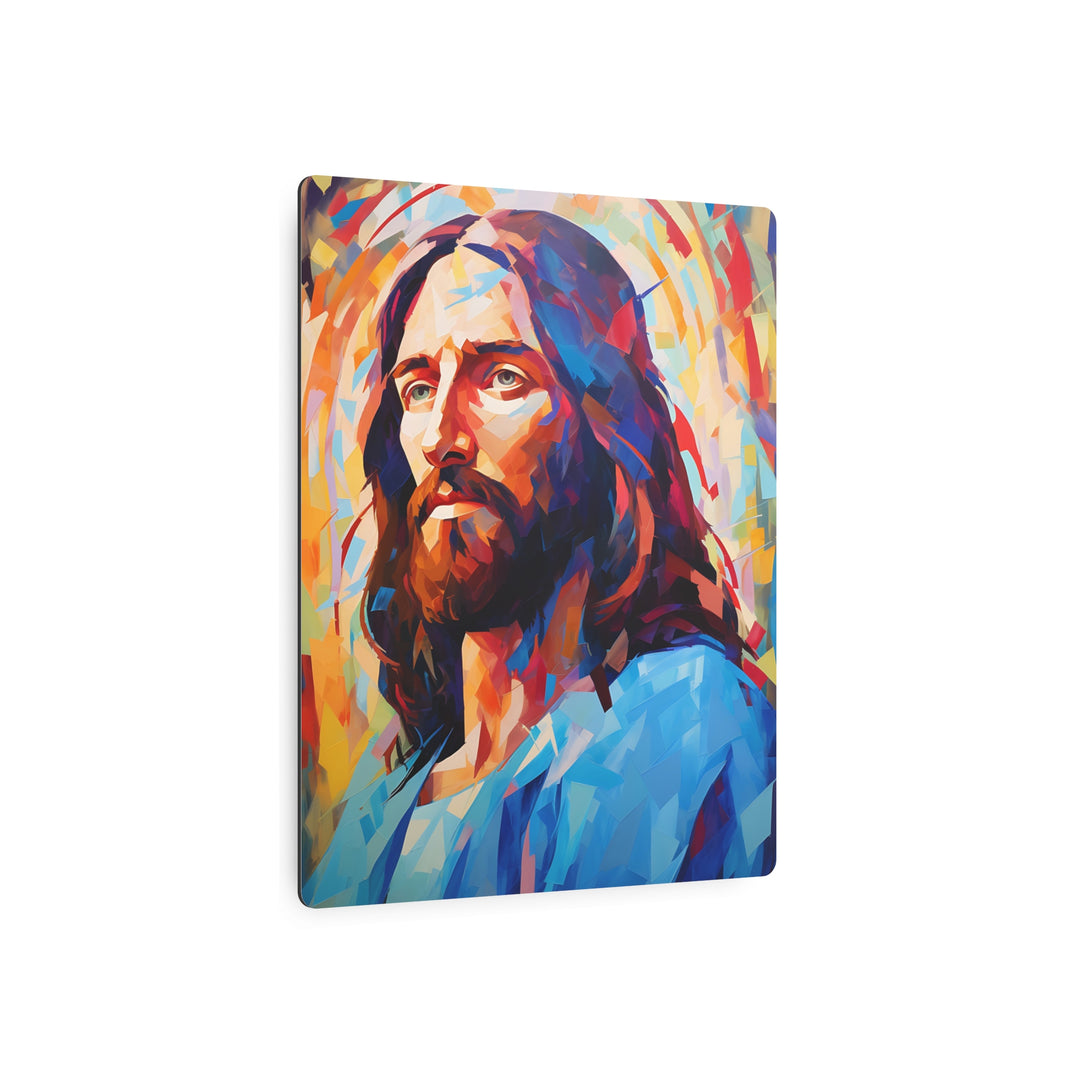 Religious Metal Art Sign - Inspirational Jesus Wall Decor