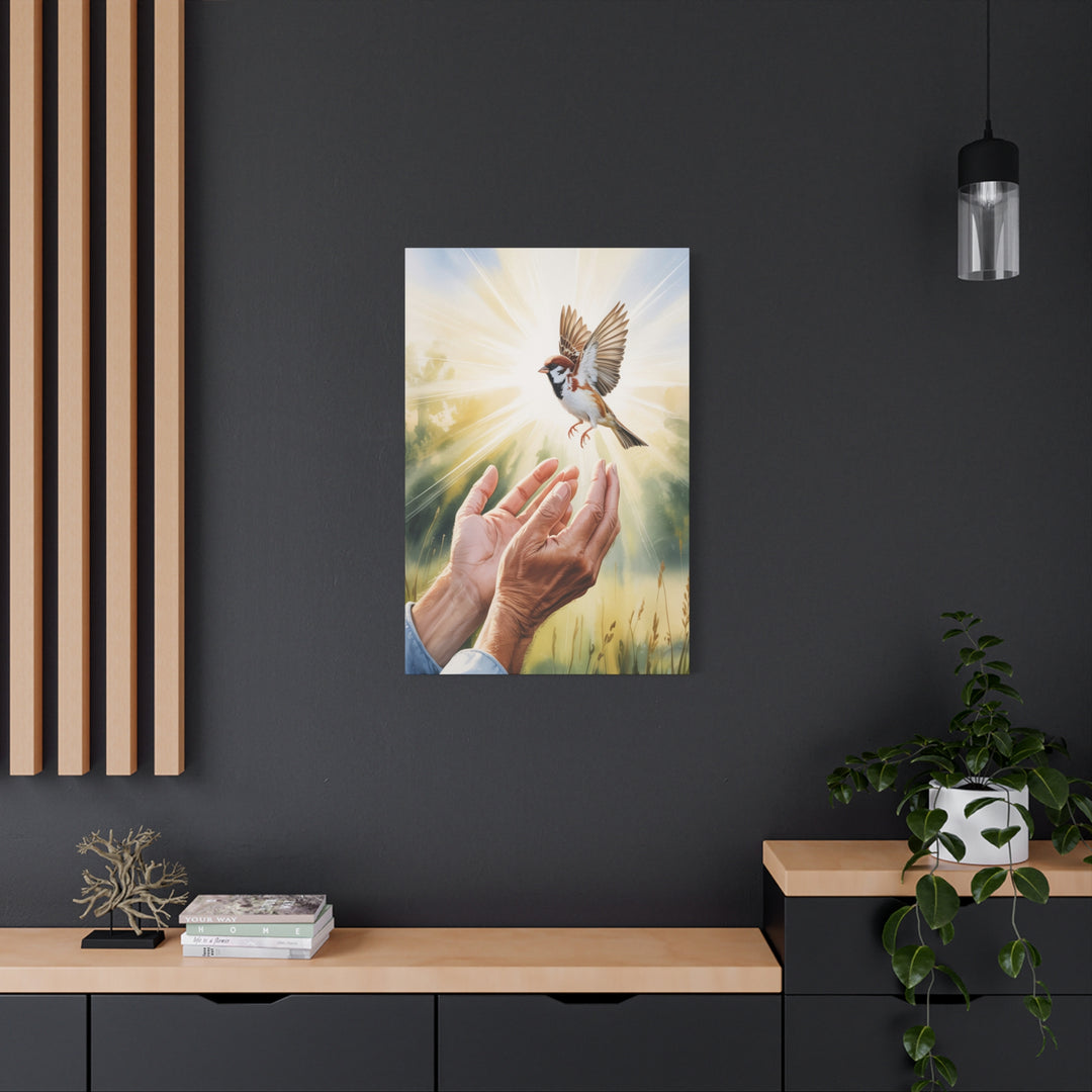 Cast Your Cares – 1 Peter 5:7 | Christian Wall Art for Peace and Encouragement