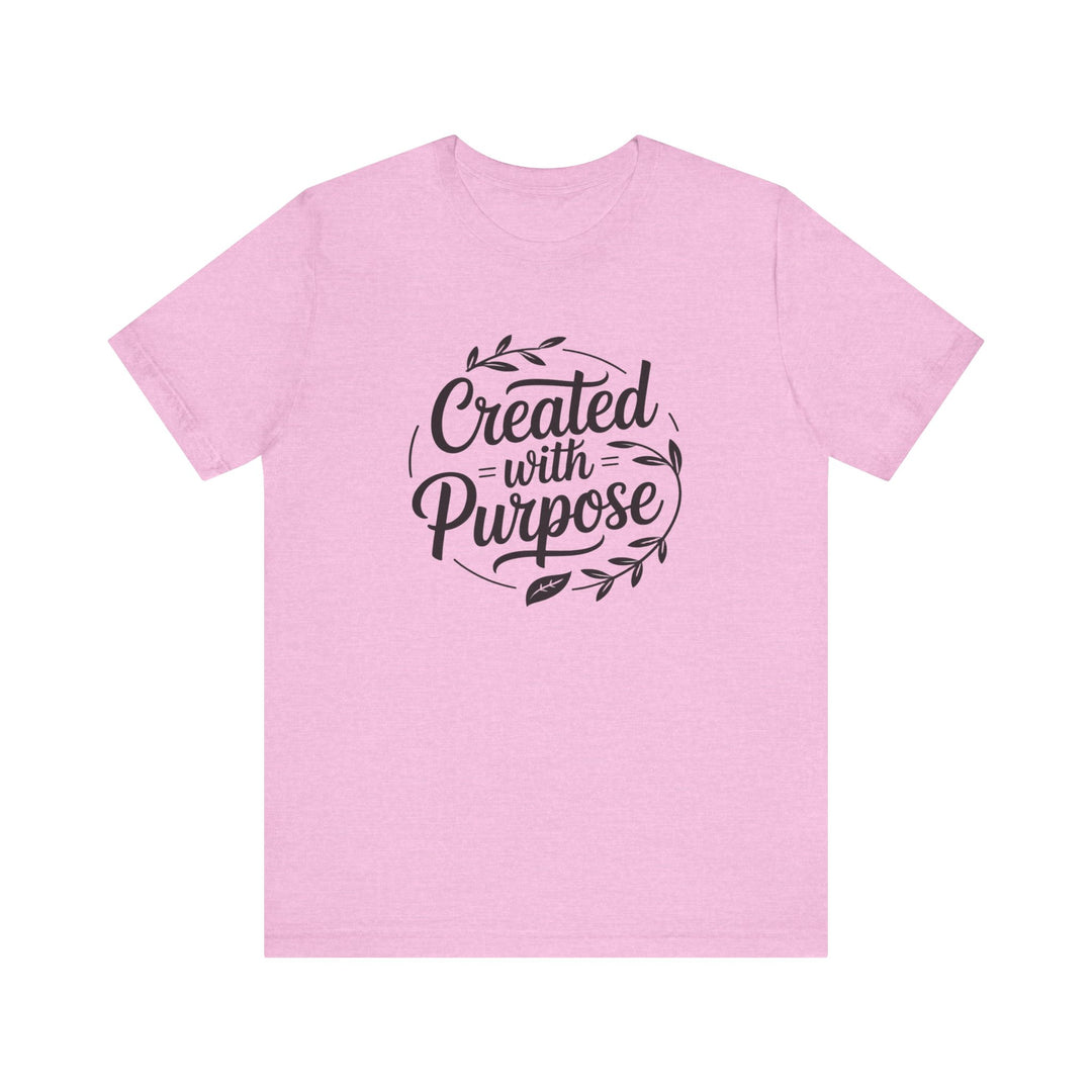 Created with Purpose – Inspirational Christian Identity Shirt