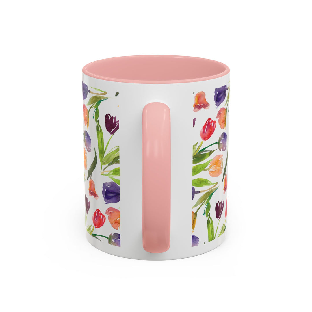 Be Joyful Always – Watercolor Tulip Scripture Mug