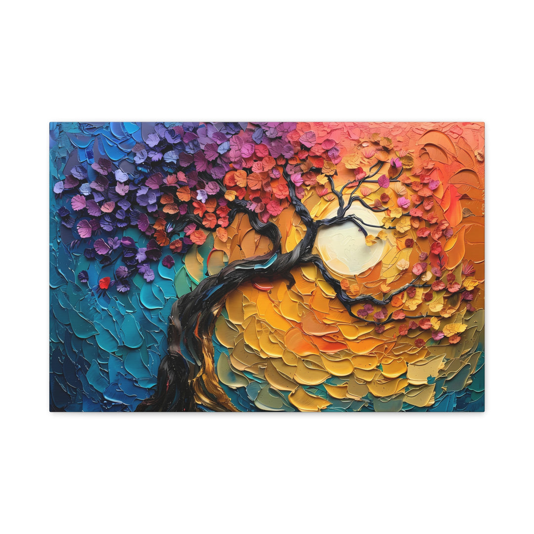 Vibrant Tree Art Canvas