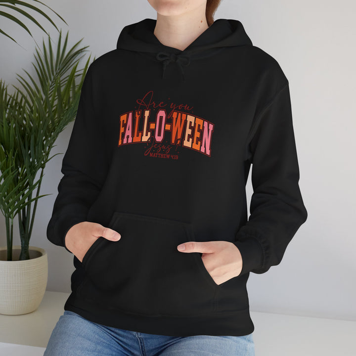 Fall-O-Ween Hoodie Sweatshirt - Matthew 4:19 Retro Style Design