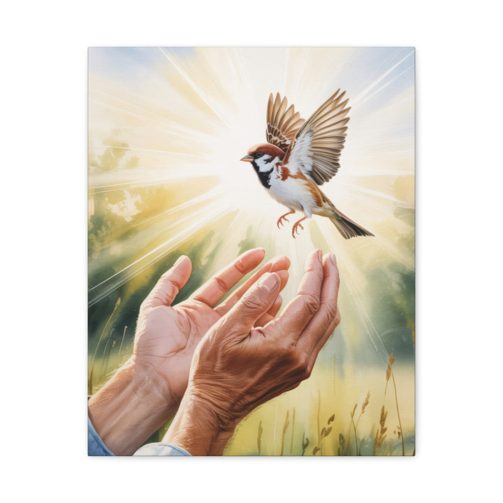 Cast Your Cares – 1 Peter 5:7 | Christian Wall Art for Peace and Encouragement