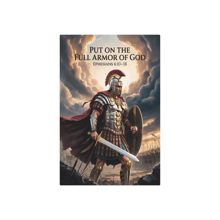 "Armor of God" - Spiritual Warrior Metal Wall Art