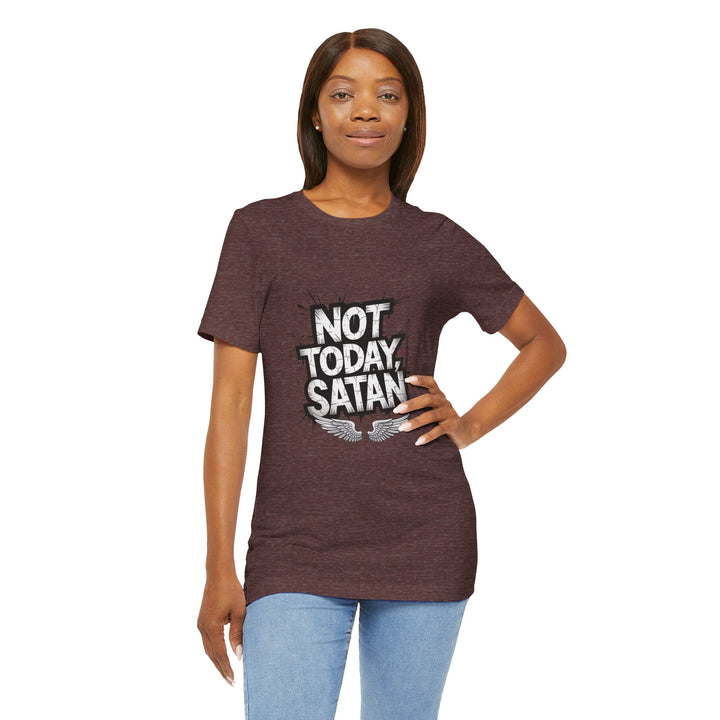 Not Today, Satan – Bold Christian Spiritual Warfare Shirt