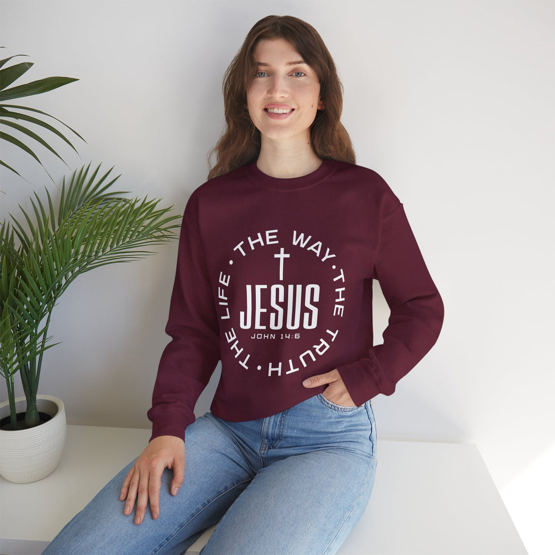 Jesus The Way, The Truth, and The Life Sweatshirt