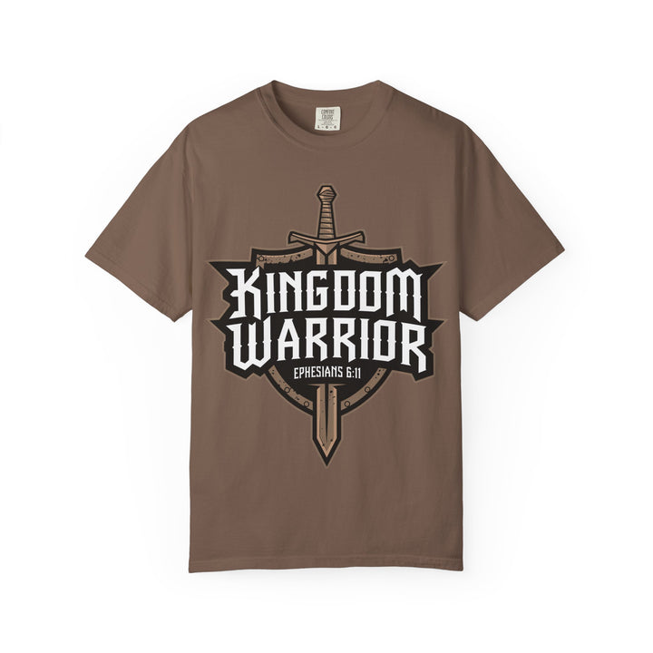 Kingdom Warrior T-Shirt – Christian Shield & Sword Design | Unisex Faith-Based Apparel
