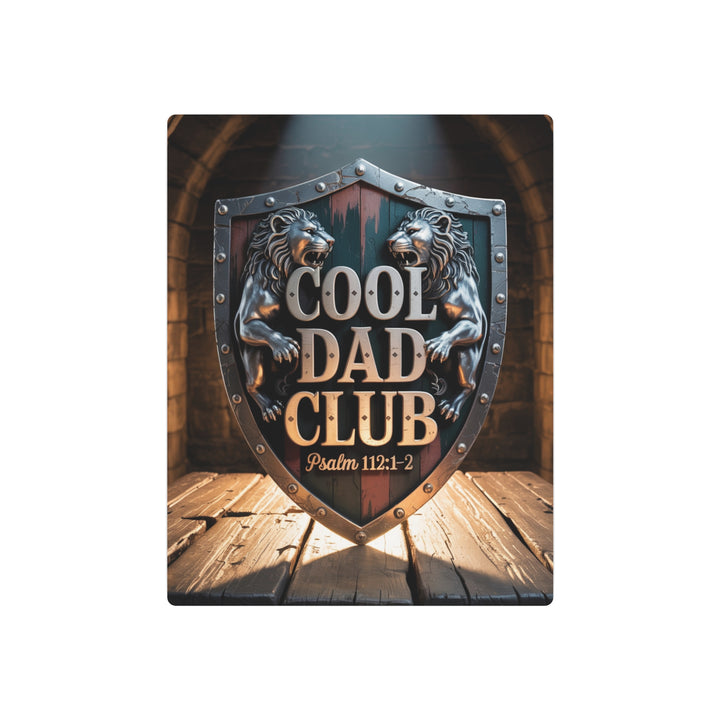 "Psalm 112 Shield" - Medieval Crest Scripture Metal Wall Art