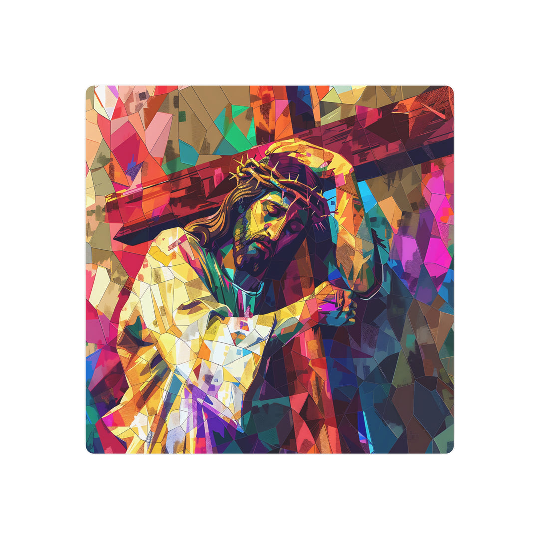 The Cross of Light – Jesus Metal Wall Art