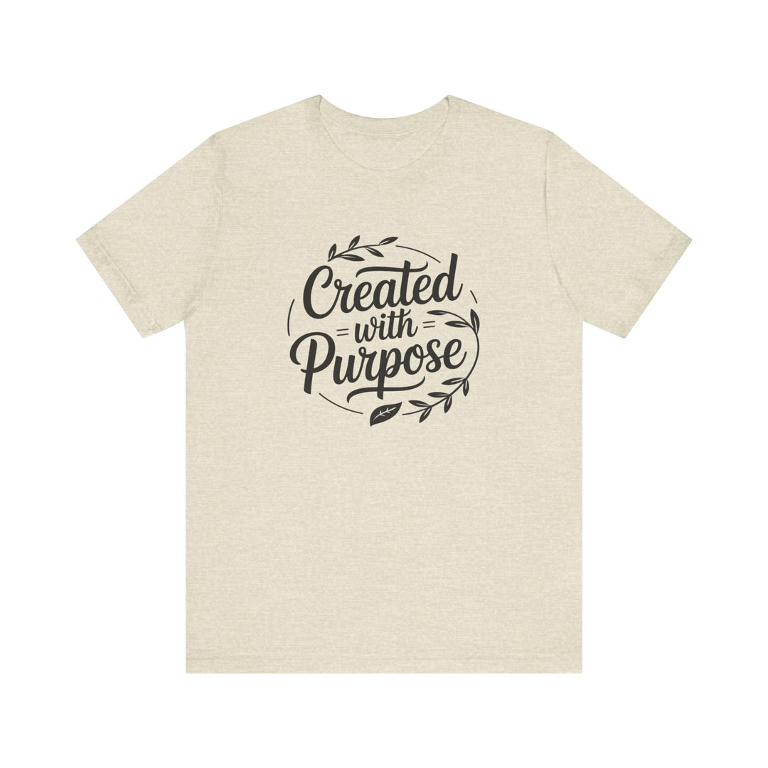 Created with Purpose – Inspirational Christian Identity Shirt