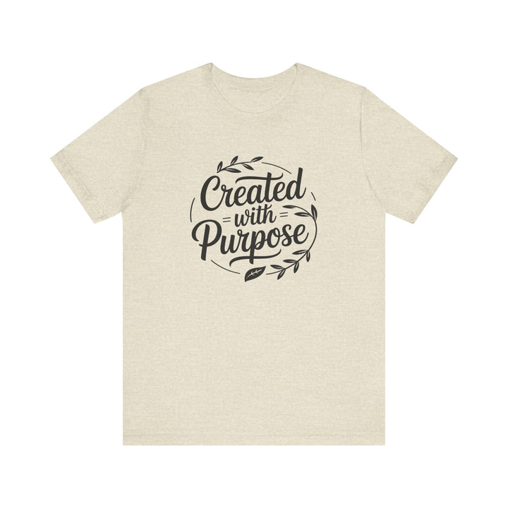 Created with Purpose – Inspirational Christian Identity Shirt
