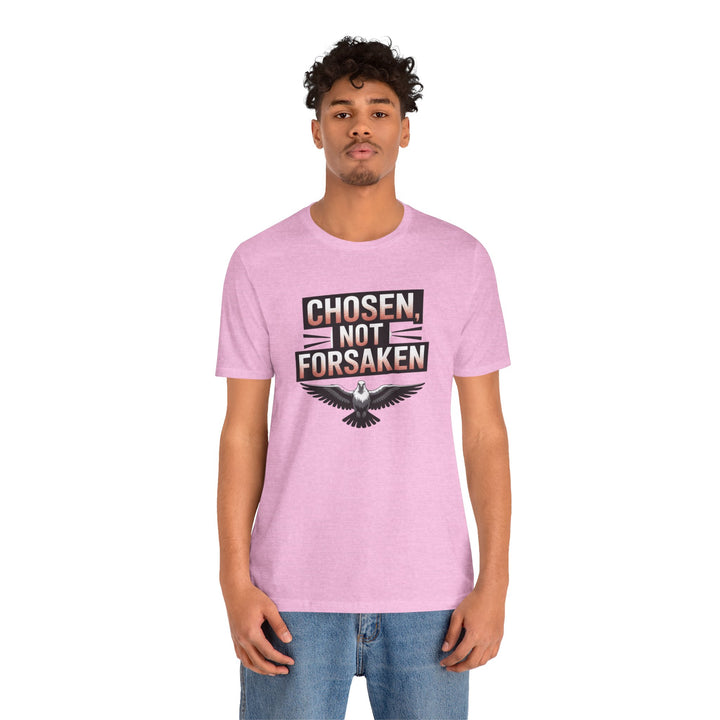 Chosen Not Forsaken Tee - Inspirational Unisex Jersey T-Shirt, Faith-Based Apparel, Motivational Gift, Casual Wear, Spiritual Fashion