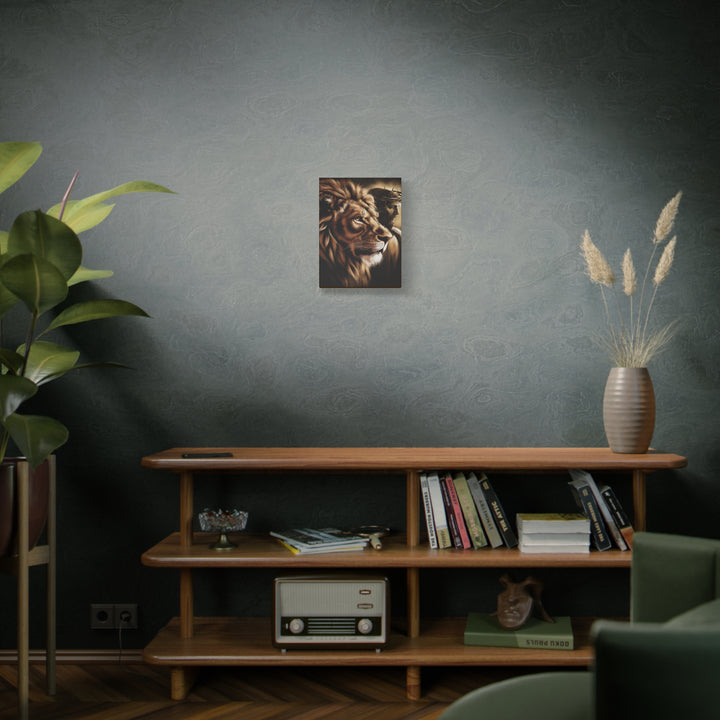 The Lion and the Lamb – Christian Canvas Wall Art | Bold Faith Decor Featuring Christ & Lion of Judah