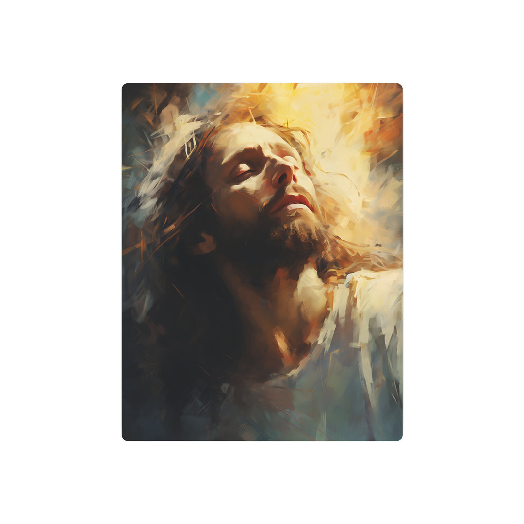 Inspirational Metal Art Sign – Divine Serenity Wall Decor