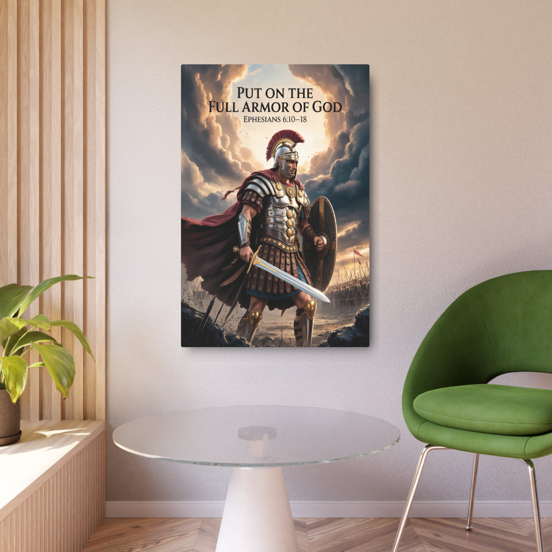 "Armor of God" - Spiritual Warrior Metal Wall Art