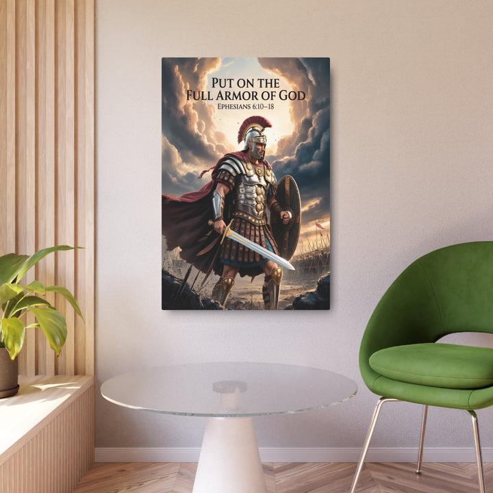 "Armor of God" - Spiritual Warrior Metal Wall Art