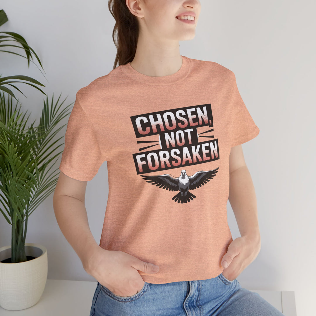 Chosen Not Forsaken Tee - Inspirational Unisex Jersey T-Shirt, Faith-Based Apparel, Motivational Gift, Casual Wear, Spiritual Fashion