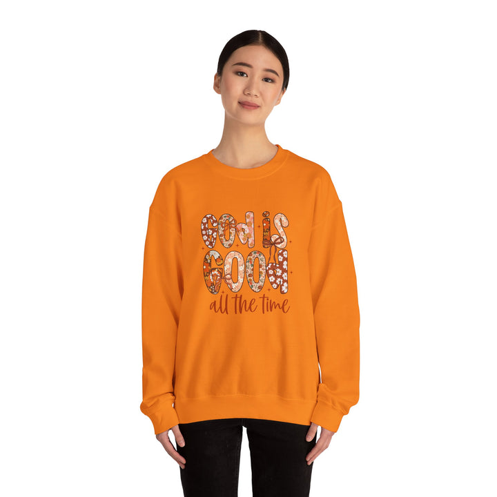 God Is Good Sweatshirt, Inspirational Crewneck, Cozy Fall Fashion, Unisex Apparel, Perfect Gift for Christians
