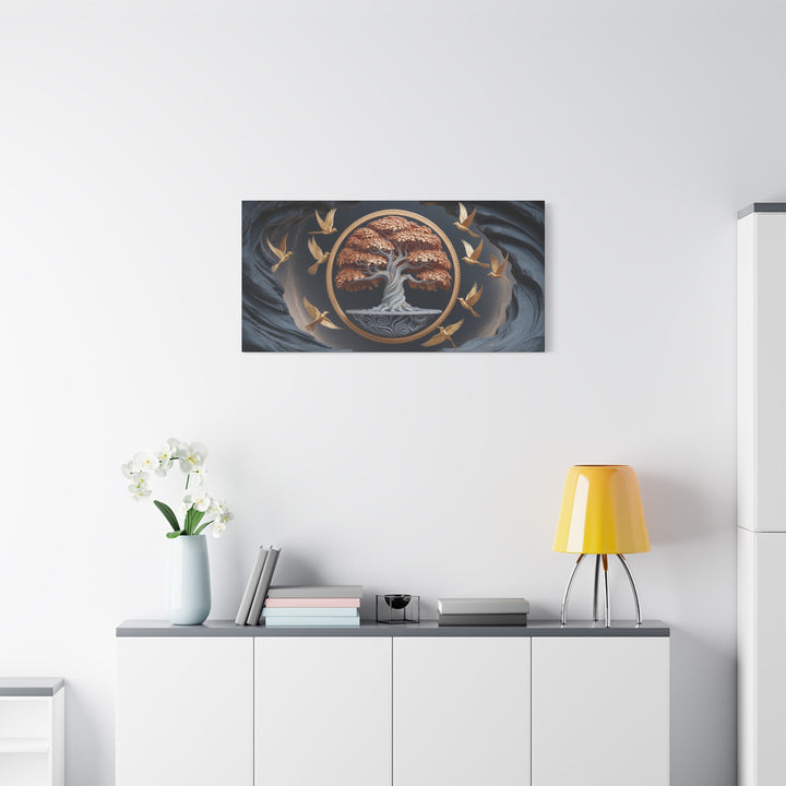 Tree of Life – Eternal Roots, Divine Light | Fine Art Canvas Print