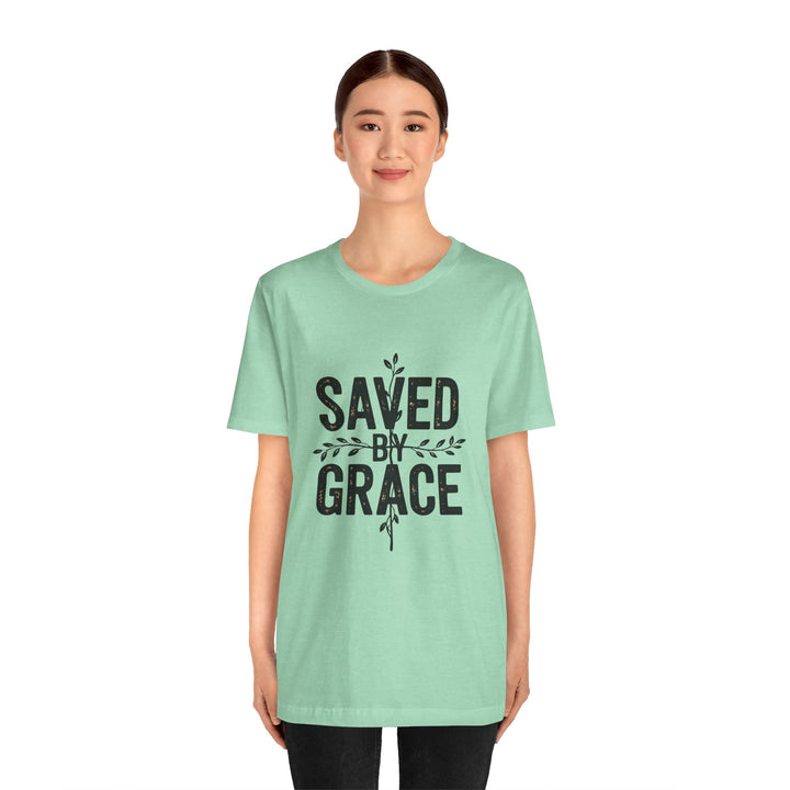 Saved by Grace – Vintage Christian Faith Shirt