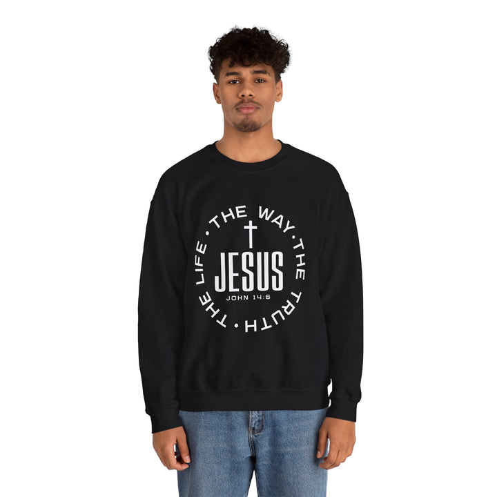 Jesus The Way, The Truth, and The Life Sweatshirt