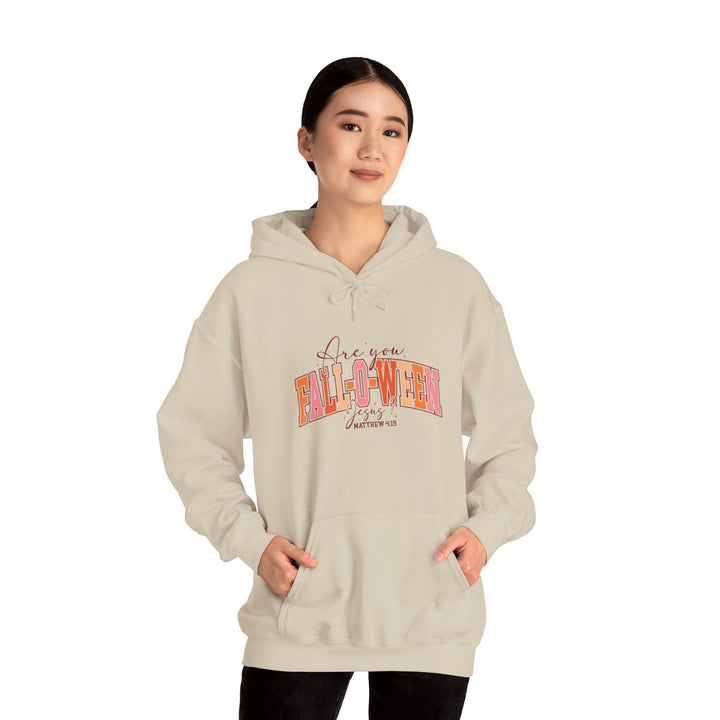 Fall-O-Ween Hoodie Sweatshirt - Matthew 4:19 Retro Style Design