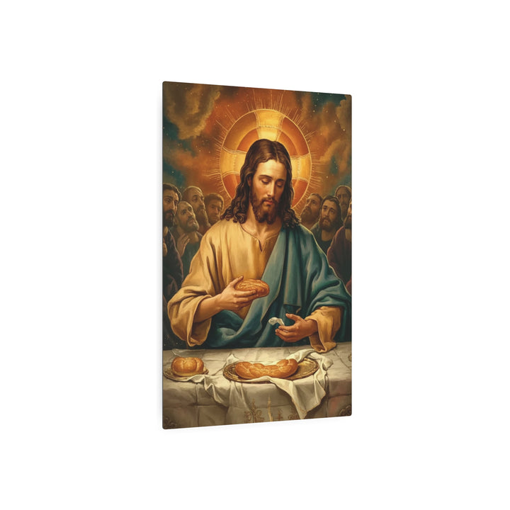 "The Last Supper - Breaking of Bread" - Sacred Metal Wall Art