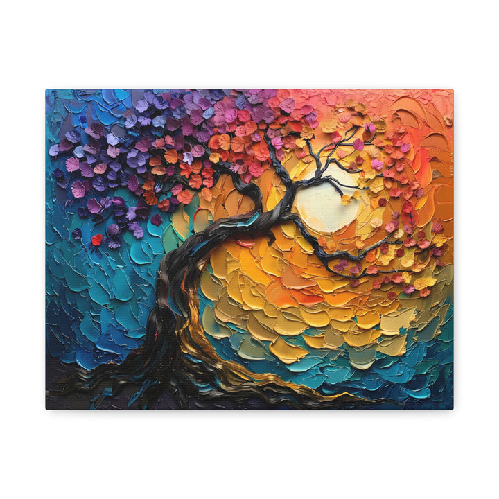 Vibrant Tree Art Canvas