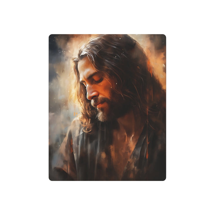 Inspirational Jesus Metal Art Sign - Faith Wall Decor