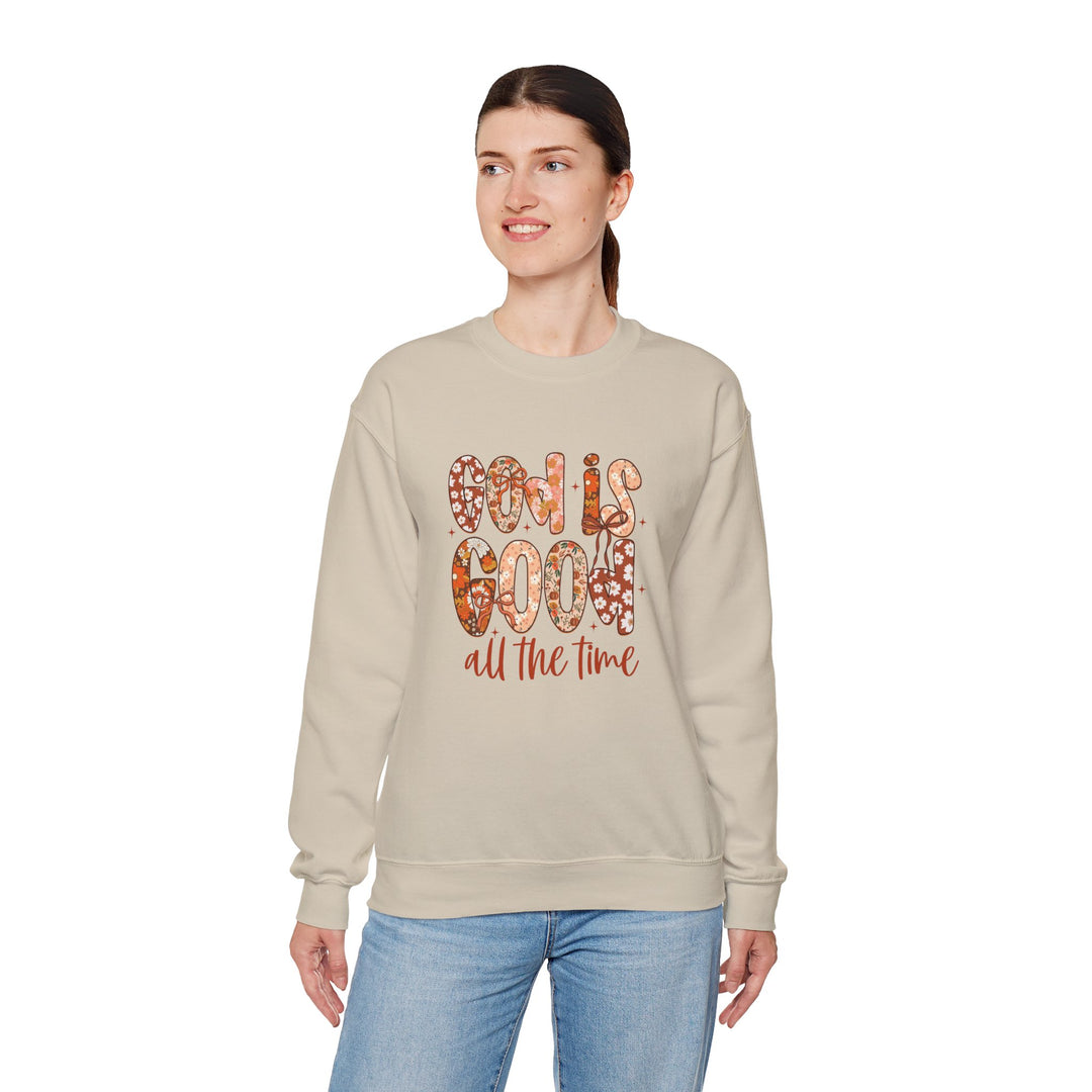 God Is Good Sweatshirt, Inspirational Crewneck, Cozy Fall Fashion, Unisex Apparel, Perfect Gift for Christians